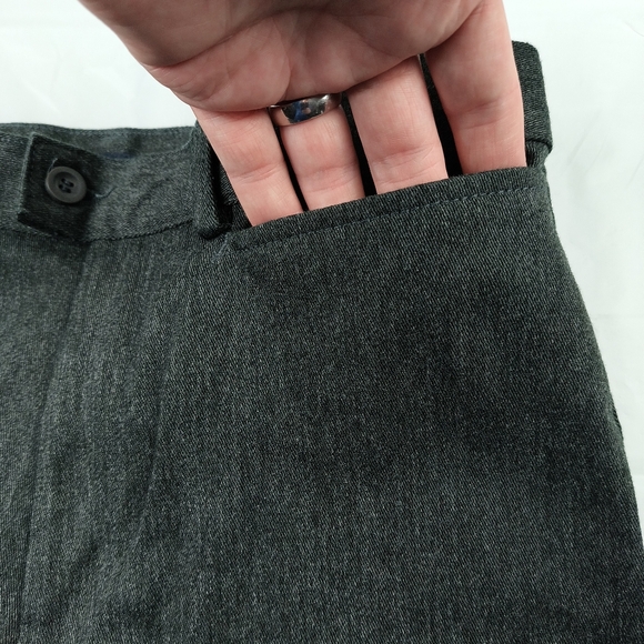 Dockers Stretch  Woman Gray Dress Formal Officewear Pants  Size 4 Medium - Picture 12 of 15
